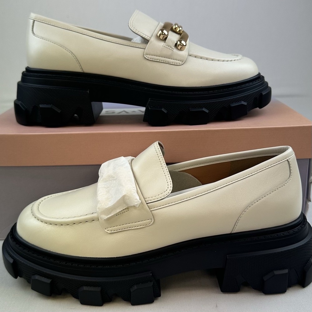 Lisa Vicky DECIDE -V Winter White Sheep Nappa Size 8.5